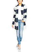 SO Cachemire & Knitwear Chaqueta Punto Sienna (Azul / Blanco)