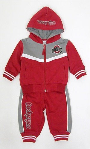 Buy Ohio State Buckeyes Slingshot Infant Hoodie Pants Set by Colosseum