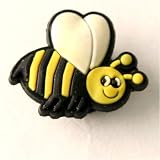 Urban Boundaries - Urban Boundaries Novelty Shoe Decorations/Charms for Clogs, Crocs, Bracelets, & More (Sold Individually or in Packs) - Bumblebee ($.99)