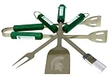 Michigan State Spartans 4 piece Barbecue (BBQ) set - NCAA