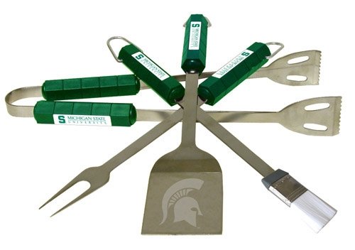 Michigan State Spartans 4 piece Barbecue (BBQ) set - NCAA