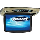 Concept CFD-135 13.3-Inch Ceiling-Mount Monitor Dvd with H Input, High Audio Out and Touch Buttons
