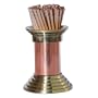 Toothpick Holder Copper and Brass height 2.25 inches
