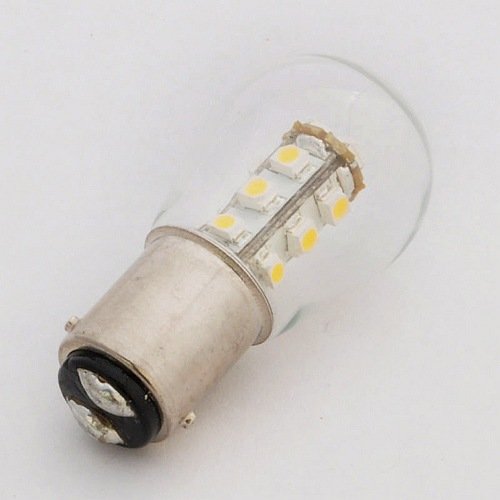 LEDwholesalers Waterproof BA15D Base 15 SMD 3528 LED Bulb 12 Volt DC,White 1459WH