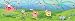 Decofun, Spongebob Border, Self Adhesive, 7 Inch