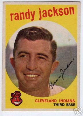 1959 Topps #394 Randy Jackson Excellent-Near Mint