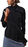 Carve Women's Wellington Wrap Sweater (Black, Small)