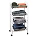 Rubbermaid 82001 4-Tier Rolling Cart