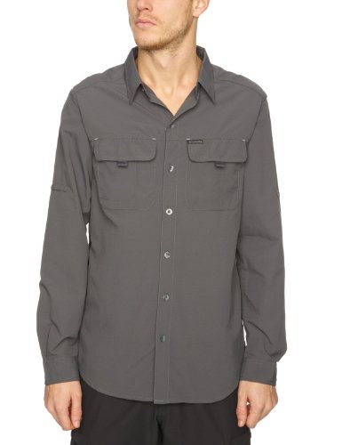 Columbia Herren Funktionshemd Silver Ridge Longsleeve Shirt, Grill, S, EM7620_028 Preisvergleich