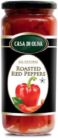 Casa Di Oliva Red Peppers Roasted, 17 Ounce
