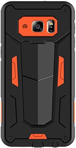 Galaxy S6 Edge+ shockproof Case , SeeKoo(TM) NILLKIN Defender 2 case Cover PU TPU back cover for Samsung Galaxy S6 Edge PLUS (Orange)