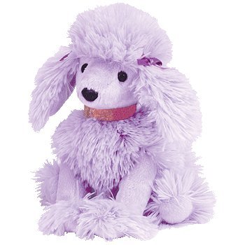 Ty Beanie Babies - Demure Purple Poodle Puppy Dog