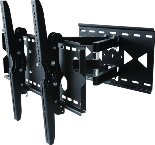 # SWIVEL TILT Unique DOUBLE Extension Arm Wall Mount Black BRACKET FITS LG 47LG6000 47 inch LCD TV Flat Panel HD Screen