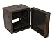Gator Cases GR-WH4B1221TB-12U 21-Inch Deep Sectional Wall Mounted Rack with Steel Front Door Included (Black)
