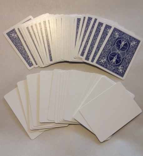 Magic Makers Bicycle Blank Face Blue Back Deck Magic Makers Bicycle Blank Face Blue Back Deck