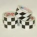 ISC Checkerboard Black and White Checkerboard Tape: 3 in. x 15 yds. (Black and White / Square pattern)