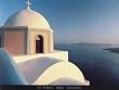 Thira, Santorini, Greece - Mini Art Print / Poster (High Gloss Finish) (Artist: Ch. Hermes) (Size: 20" x 16")