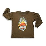 Mis Tee V-Us - Toddler Boys Long Sleeve Top, Brown