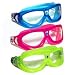 Sporting Goods : Aqua Sphere KIDS 3 Pak Seal Clear Lens Swim Goggles - BL/PK/YL