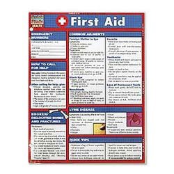 First Aid Quick Study Guide Picture