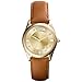 Michael Kors Women's Colette Luggage Leather Strap Watch MK2374