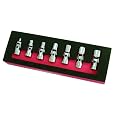 Astro Pneumatic 7407 1/4-Inch Drive Flex Socket Set, 6 Point - SAE, 7-Piece