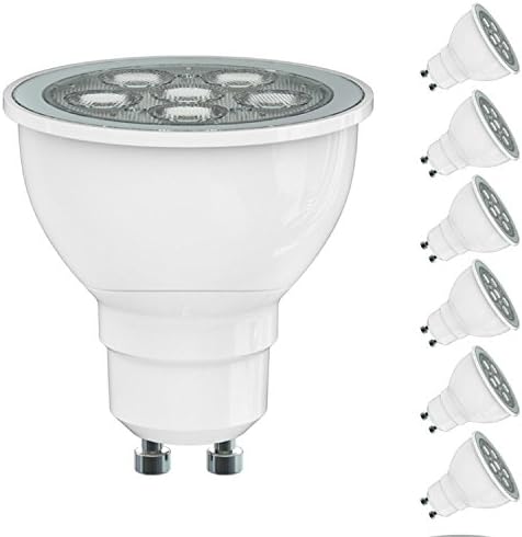 Mr16 Gu10 Led Daylight 5000k 50w Equivalent 7.5w Dimmable 6 Pack 120v - Ul-listed and Energy Star