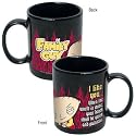Family Guy Stewie I Like You Black Coffee Mug