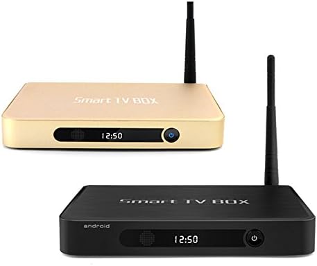 DDU(TM) 1Pcs Gold Andriod 4.4 Quad Core Amlogic-S802 T8 4096¡Á2160 4K Media Streamers Smart TV Box