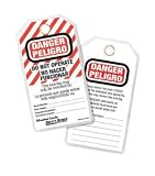 Master Lock 497AX Lock Out Tagout Do Not Operate ID Tags