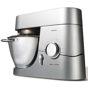 Kenwood Chef Titanium KM010 Kitchen Machine, 4.7 Litre, 1400 W (Titanium)