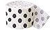 30ft Black Polka Dot Crepe Paper Streamers