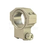 A PAIR SCOPE HIGH SILVER RING 30MM TUBE 1 INCH INSERT FOR RUGER by 