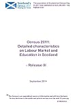 Detailed characteristics on labour market and education in Scotland, release 3I