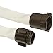Dixon Valve A515-50RAF Polyester 500# Single Jacket Fire Hose with Aluminum Rocker Lug, NST Male x NST Female, 225 psi Pressure, 50' Length, 1-1/2" Hose ID
