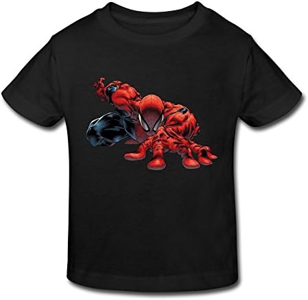RenHe Toddler Hot Topic Spiderman T-shirts Size 5-6 Toddler Black