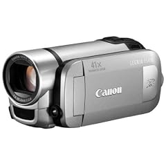 Canon LEGRIA FS 406 SD-Camcorder (SDXC/SDHC/SD-Slot, 37-fach optischer Zoom, 6,7 cm (2,7 Zoll) Display, bildstabilisiert) silber