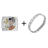 Asian Woman Italian Charm Bracelet
