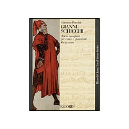 gianni schicchi puccini opera vocal score