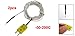 Uxcell a12081700ux0326-50-200C Fork Terminal K Type Thermocouple Probe Temperature Sensor (Pack of 2)