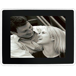 12.1-Inch Digital Photo Frame with Card Reader & Speakers (Black)