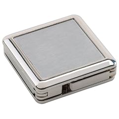 Wedo 2055654 Taschenhaken "Montreux" eckig 4 x 4 x 1,1 cm, Material: Zinklegierung, silber