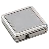 Wedo 2055654 Taschenhaken "Montreux" eckig 4 x 4 x 1,1 cm, Material: Zinklegierung, silber