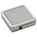 Wedo 2055654 Taschenhaken "Montreux" eckig 4 x 4 x 1,1 cm, Material: Zinklegierung, silber
