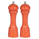 UPC 089163109027 product image for Chef Specialties Imperial Butternut Orange Wooden Pepper and Salt Mill Set, 10 I | upcitemdb.com