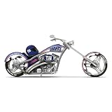NFL New York Giants Motorcycle Figurine: Cruising With The Giants by The Hamilton Collection