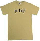 got long? Men's Tee Shirt Small-Tan