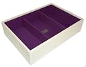 Stackers Stacking Jewelry Box in Cream - Medium Size - Deep Section with 3 Compartment