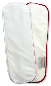 AppleCheeks One-Size Stay-Dry Microterry Inserts, 2-pack