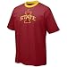 Nike Iowa State Cyclones Red Contrast Neck Logo T-shirt